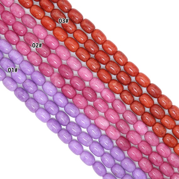 10x14mm Barrel Jade Beads, Sku#U2259