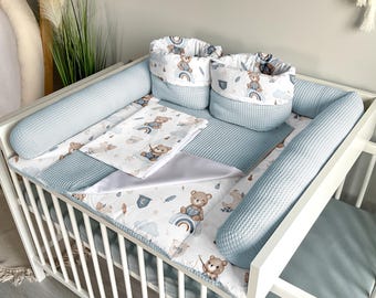 Wickelauflage | Wickelunterlage | Wickelauflage Set | Wickeltisch | Babypartygeschenk | Geschenk für ein Neugeborenes