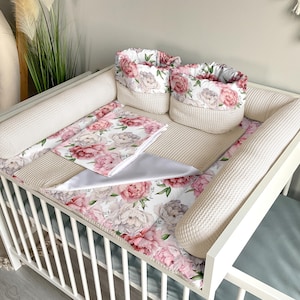 Wickelauflage | Wickelunterlage | Wickelauflage Set | Wickeltisch | Babypartygeschenk | Geschenk für ein Neugeborenes