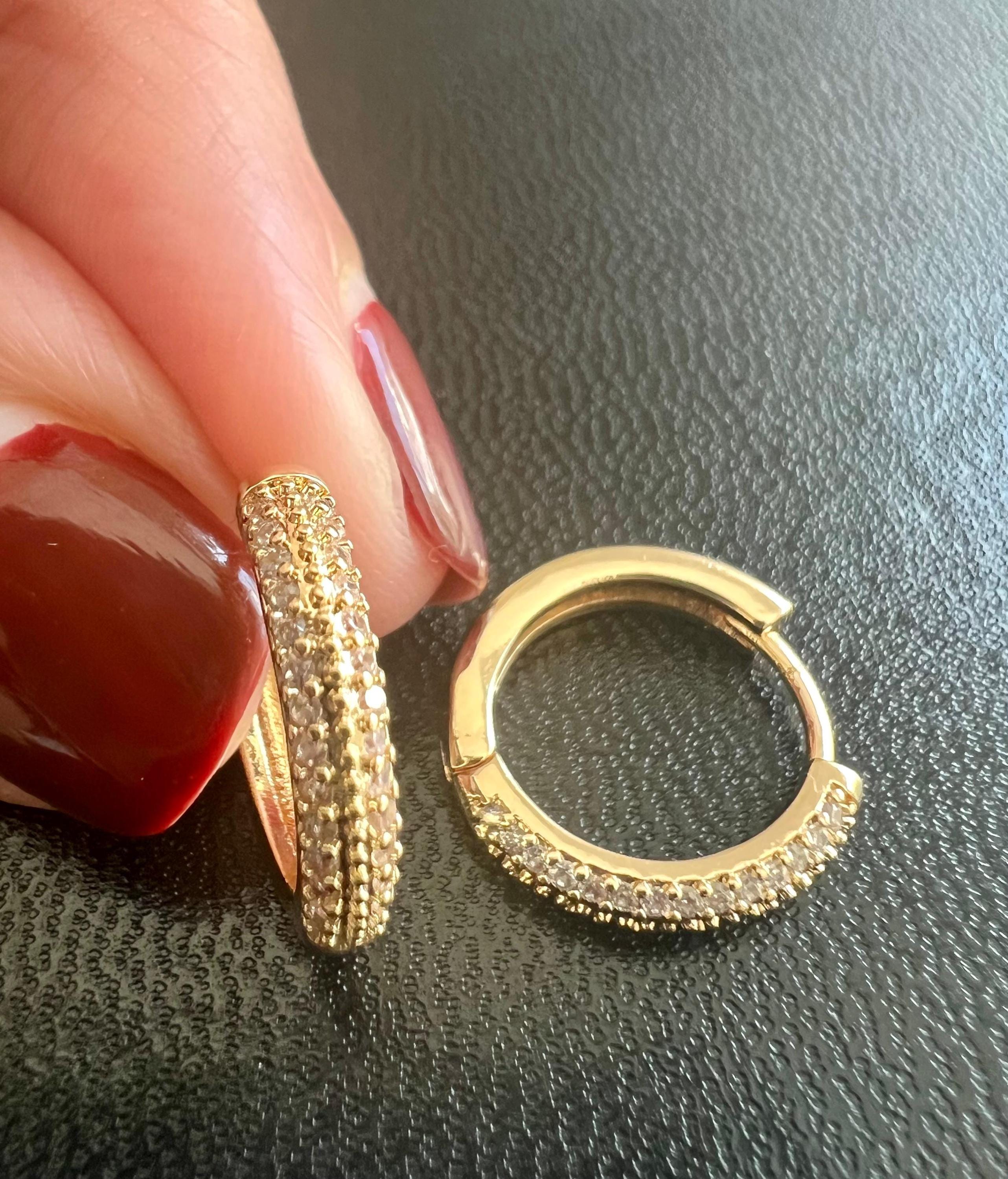 ORECCHINI CERCHIETTI PAVÉ – Vestopazzo Official