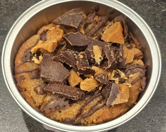 Peanut Butter and Chocolate Cookie Cup. 4 Cookie Cups.