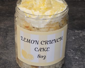 Keto Lemon Crunch Cake Cup made with Allulose