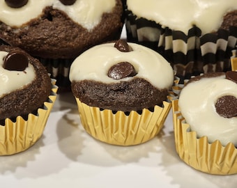 Keto Cream Cheese Chocolate Chip Protein Muffins