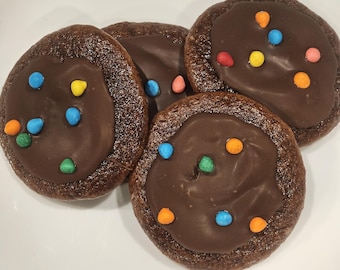 Keto Protein Cosmic Brownie Cookies with Collagen.