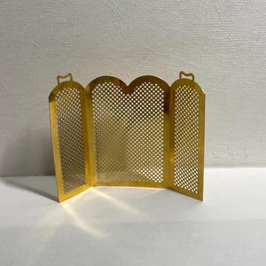 Dollhouse Miniature Fireplace Screen - 1:12th Scale