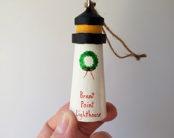 Brant Point Lighthouse Christmas Ornament