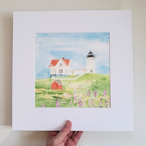 Nubble Lighthouse, York Maine Lighthouse Fine Art Print 3 print sizes available image 6