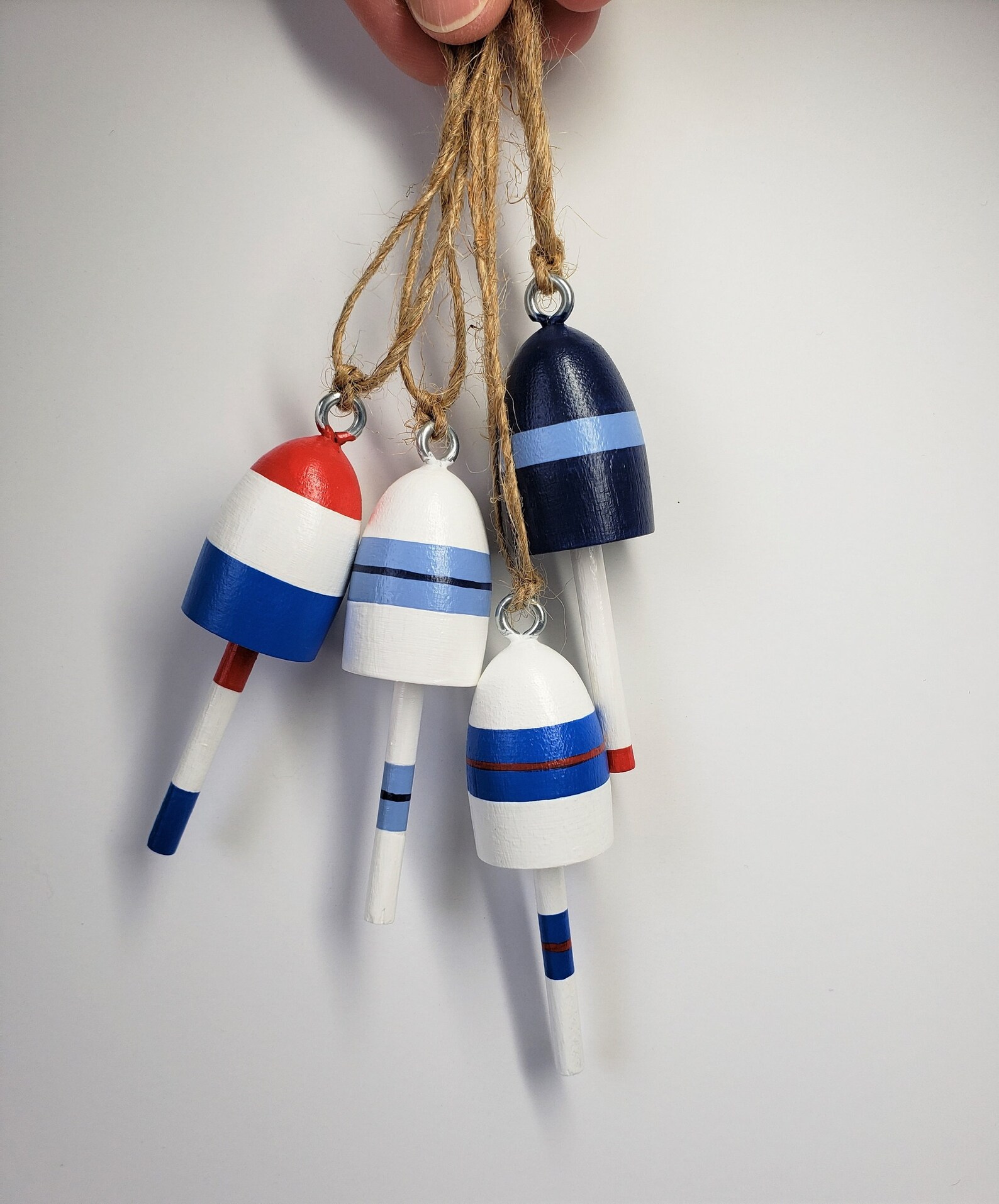 Miniature Lobster Buoy Christmas Ornaments Miniature Lobster Etsy