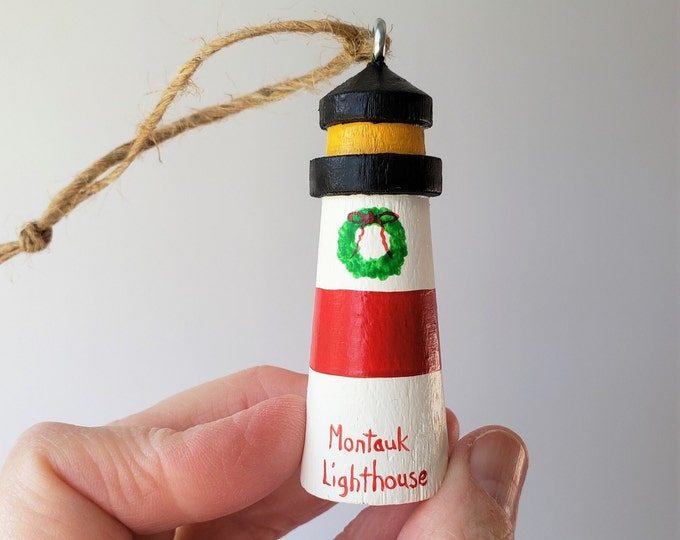 Montauk lighthouse christmas lights 2025