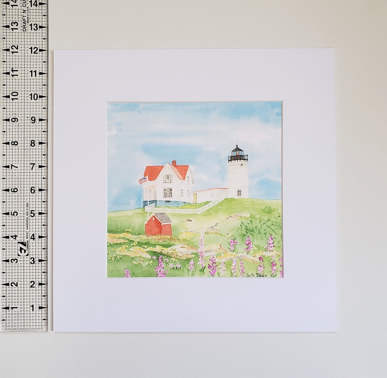 Nubble Lighthouse, York Maine Lighthouse Fine Art Print 3 print sizes available image 9