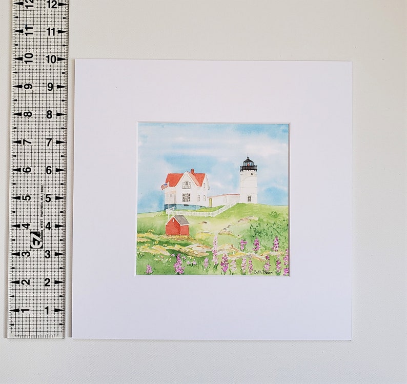 Nubble Lighthouse, York Maine Lighthouse Fine Art Print 3 print sizes available image 8