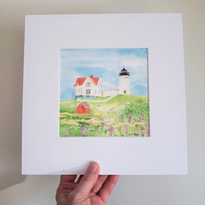 Nubble Lighthouse, York Maine Lighthouse Fine Art Print 3 print sizes available image 5