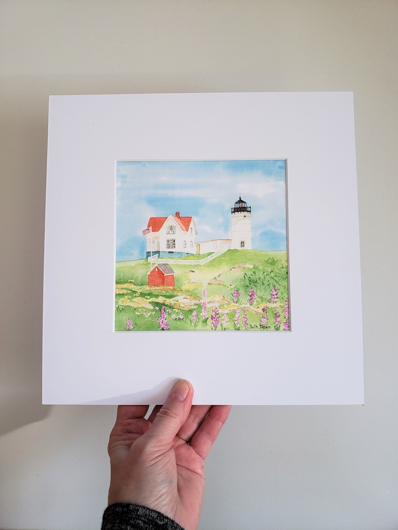 Nubble Lighthouse, York Maine Lighthouse Fine Art Print 3 print sizes available image 5