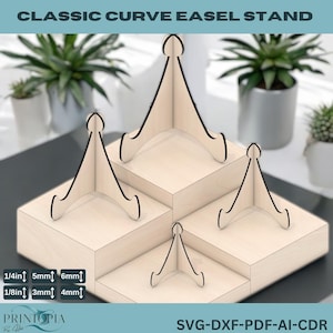 Easel Stand Laser Cut Bundle | 3D Display Stands for Plates, Photos & Frames 202