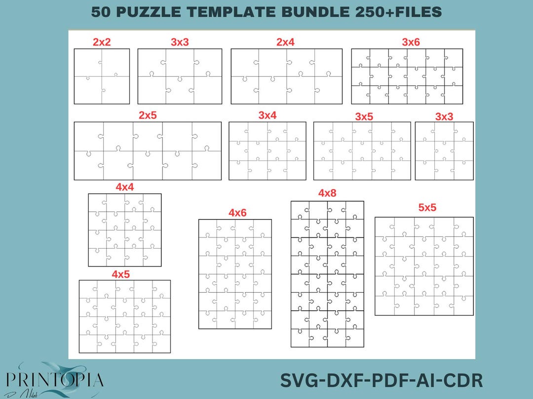 Design Puzzles Jigsaw Puzzle Creator's Dream, 50 Designs, 250+ Files - Craft Your Own ...