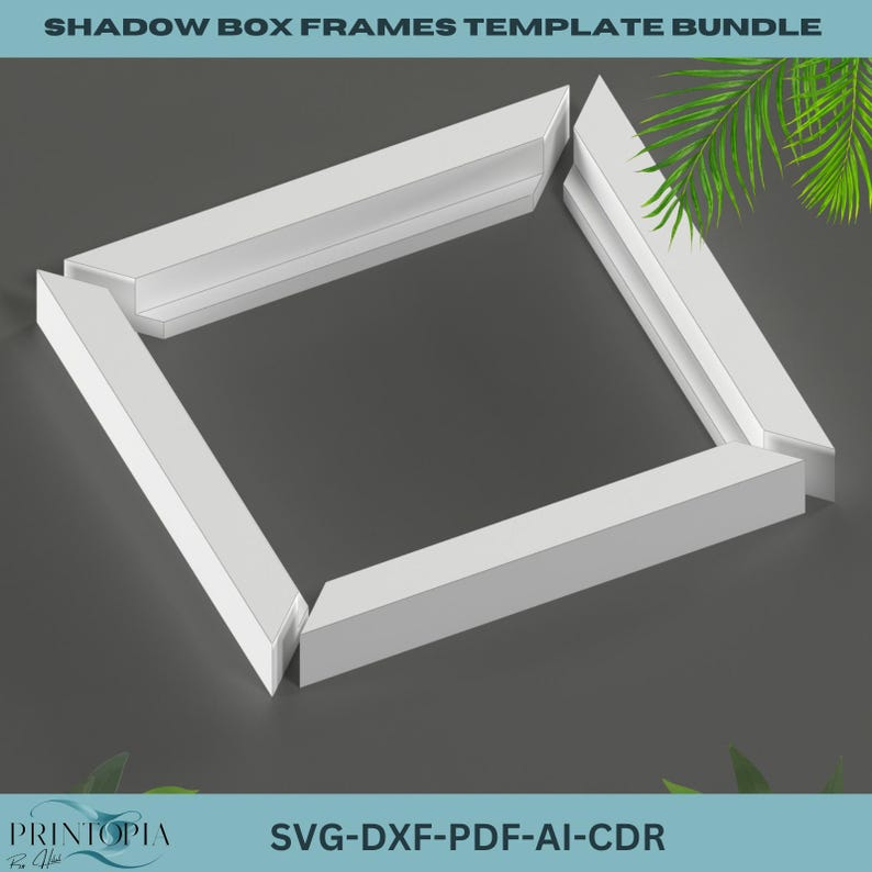 Shadow Box Frame Templates | 3D SVG Bundle | 5 Sizes | DIY Decor,diy ...