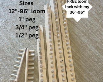 Smaller chunky yarn loom for crocheting gift for crochet lovers knitting loom small medium chunky yarn blanket loom crochet for beginners