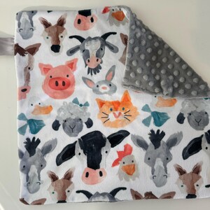 Bauernhof Tier Lovey Decken