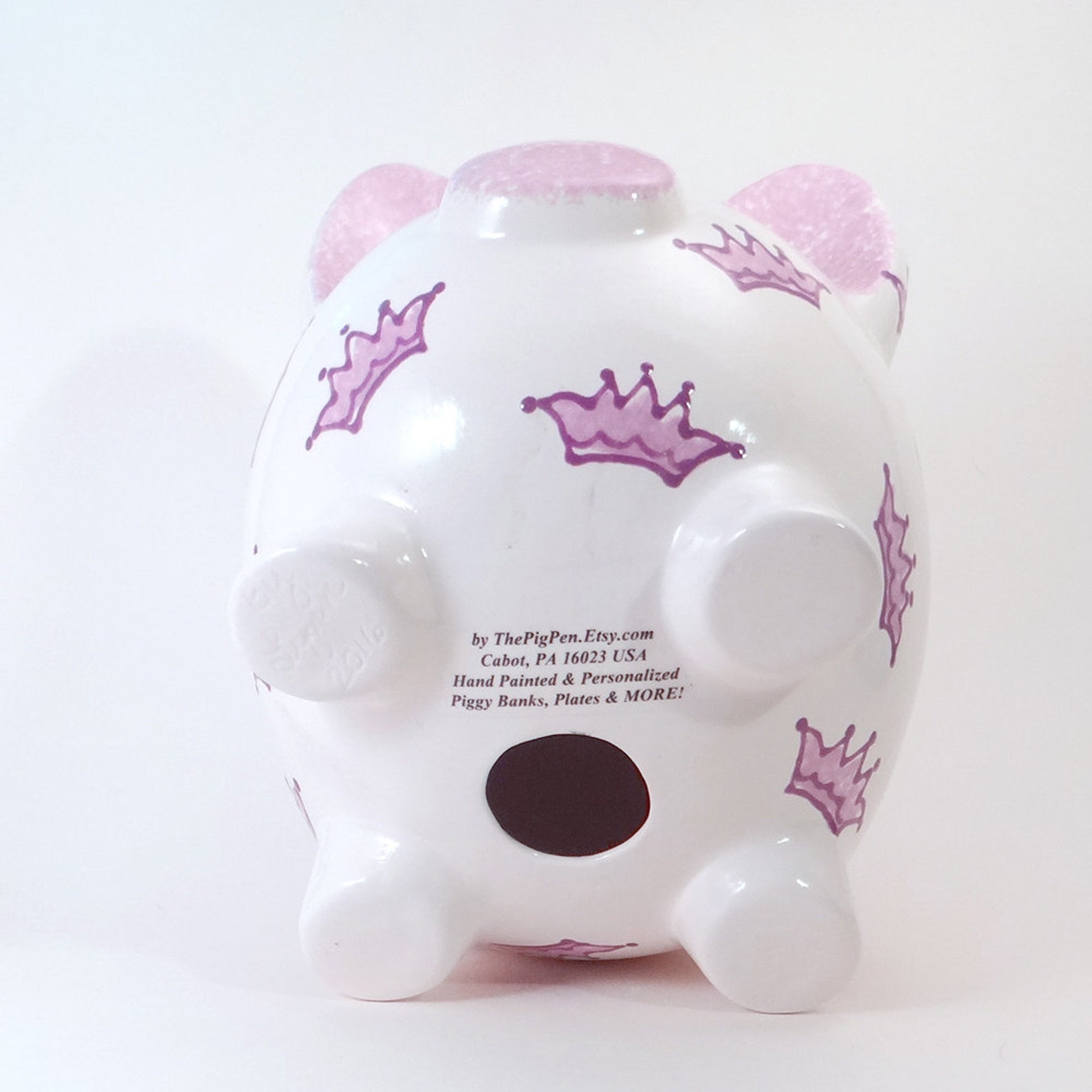 For Toddlers Little Princess Crown Porcelain Bank Baby Aspen