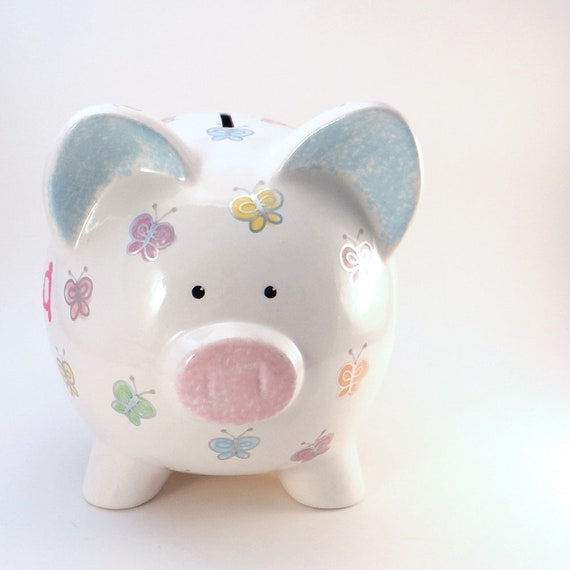 butterfly piggy bank