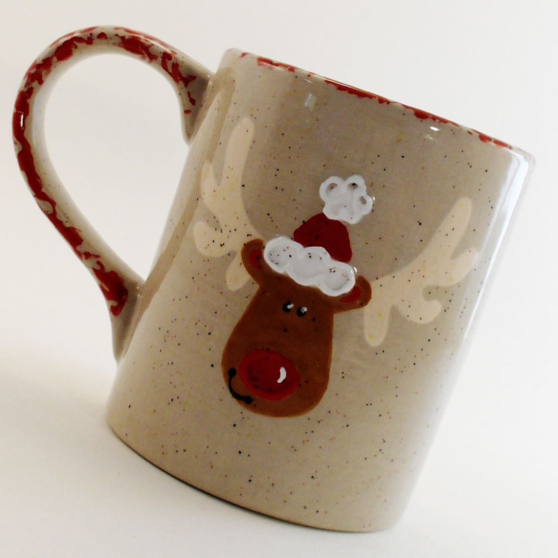 Reindeer Plate AND Mug Personalized Cookies for Santa Set Etsy