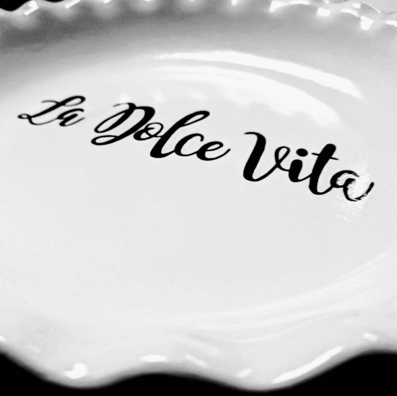 personalised pie dish