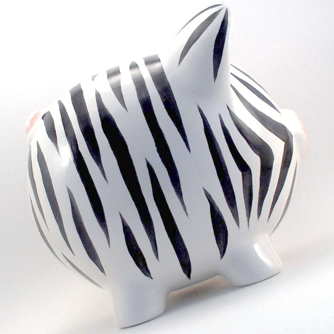 Zebra Piggy Bank Personalized Piggy Bank Safari Zoo Theme Etsy