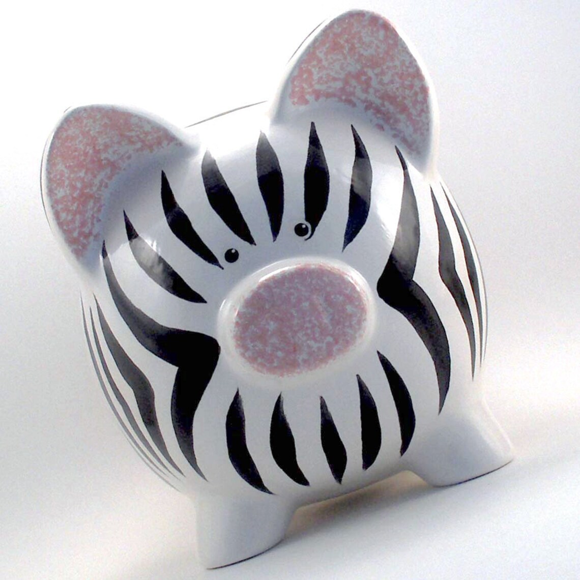 Zebra Piggy Bank Personalized Piggy Bank Safari Zoo Theme Etsy