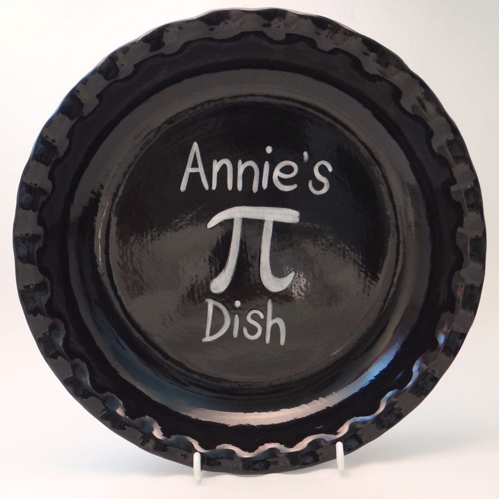 Pi Pie Plate Personalized Pie Plate Pi Day Dish Deep Dish Etsy
