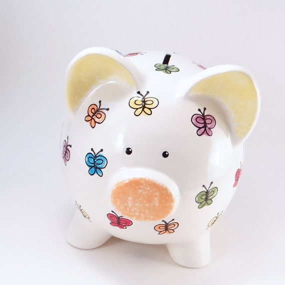 butterfly piggy bank