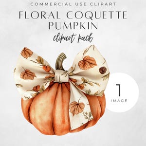 Aquarel Halloween Coquette pompoen clipart, bloemen chinoiserie pompoen, Jack O Lantern, Toile De Jouy, commercieel gebruik clipart
