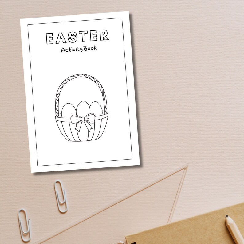 Påskkonstteckningar PNG-paket | Vårikoner | Kanin- och klotterinbjudan | Kristen påskclipart | Minimalistisk dekoration bild 7