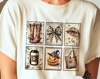 Trendy Vintage Leopard Halloween Pumpkin PNG, Girly Halloween Png, Fall Png, Halloween Png, Spooky Season Png, Spooky Mama png