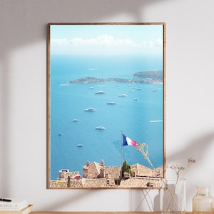 Èze Original Photography Print , French Riviera Coastal View Gift