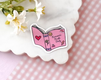 Sticker brillant pour livres d'amour uniquement – Pour les rats de bibliothèque et les lecteurs