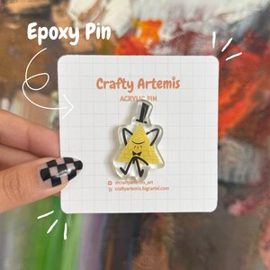 Gravity Falls Bill Cipher Epoxy Pin - Etsy