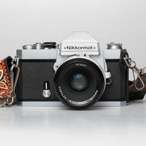 Nikon Nikkormat FT2 35mm SLR film camera w/ Nikkor 50mm f2 lens, film-tested