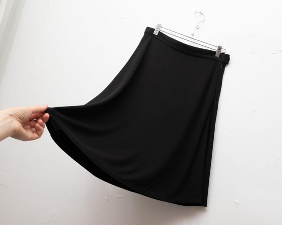DKNY black a line skirt small