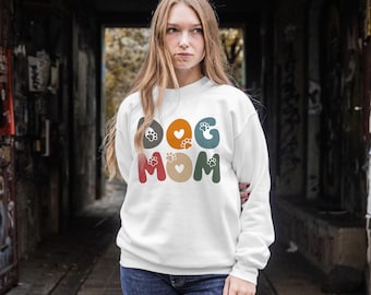 Dog Mom Sweatshirt, Dog Mama Shirt, Cute Dog Hoodie, Mothers Day Gift For Dog Mom, Dog Lover Gift, Dog Mama Shirt, Gift For Dog Lover