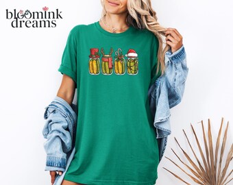 Christmas Pickle, Funny Christmas Pickle Shirt, Retro Canned Pickles Shirt, Pickle Lover Shirt, Christmas Gifts, Pickle Shirt, Xmas Shirt