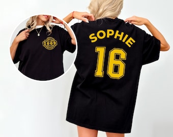 Limited Edition 2009 16th Birthday Shirt, Vintage 16th Birthday Gift, 16 Years Old Tee, Sweet 16 Shirt, Born in 2009, Birthday Girl Shirt