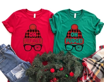 Christmas Sweatshirt, Funny Christmas Shirt, Oh Fudge Sweatshirt, Christmas Vacation Shirt, Funny Holiday Tee, Holiday Shirt, Christmas Gift