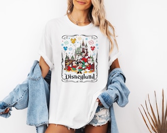 Disneyland Castle Christmas Shirt, Magic Kingdom Christmas Shirt, Disney Christmas Shirt, Mickey and Friends Christmas Shirt