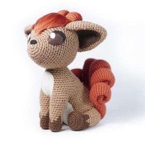 Vulpix Amigurumi Crochet Pattern PDF - Pokemon Plush  - Instant Download  PDF in Eng