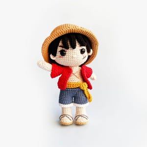 Piraten häkeln | Häkelanleitung Amigurumi| Amigurumi Schnittmuster Anleitung PDF | Anime häkeln | Häkelanleitung PDF | Häkelarbeit