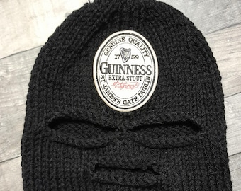 Handknit Guinness Balaclava – Donegal Wool Warmth