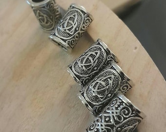 Celtic beard / hair beads. Set of 5