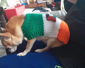 tricolour/palestine dog coat