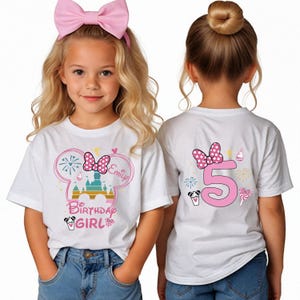 Disney Birthday Girl Boy and Squad Shirts, Birthday squad Minnie and Mickey Disney Shirt, Birthday Boy Disney Shirt, Disney Birthday Shirts