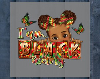 Black History Month 2025 dtf Transfer Ready to press, Juneteenth direct to film, Black and Proud DTF, African American Black Culture